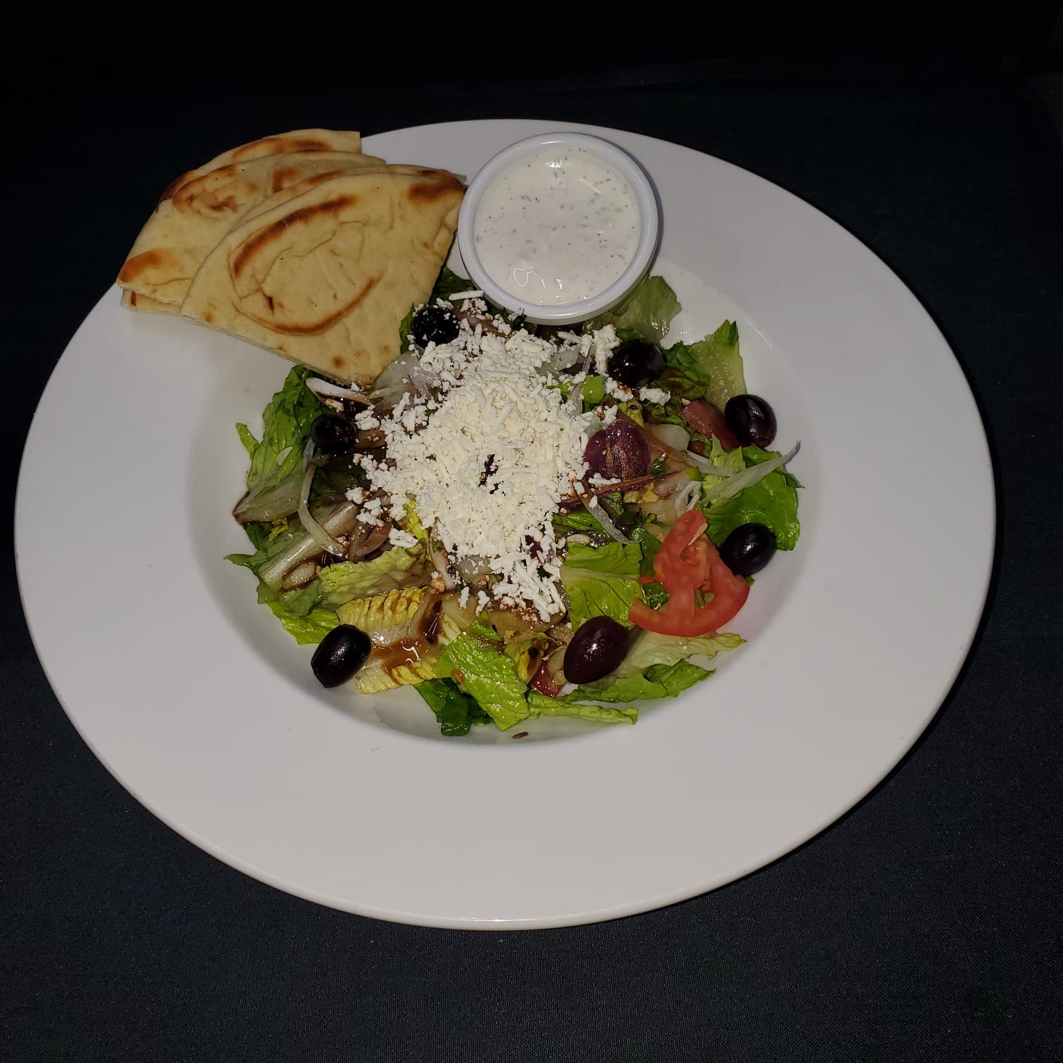 Order Greek Salad food online from Cafe Agora store, Atlanta on bringmethat.com