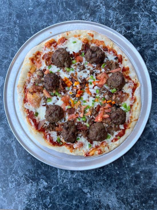 Order Meat Lovers Pizza food online from Pizza Polo store, Los Angeles on bringmethat.com