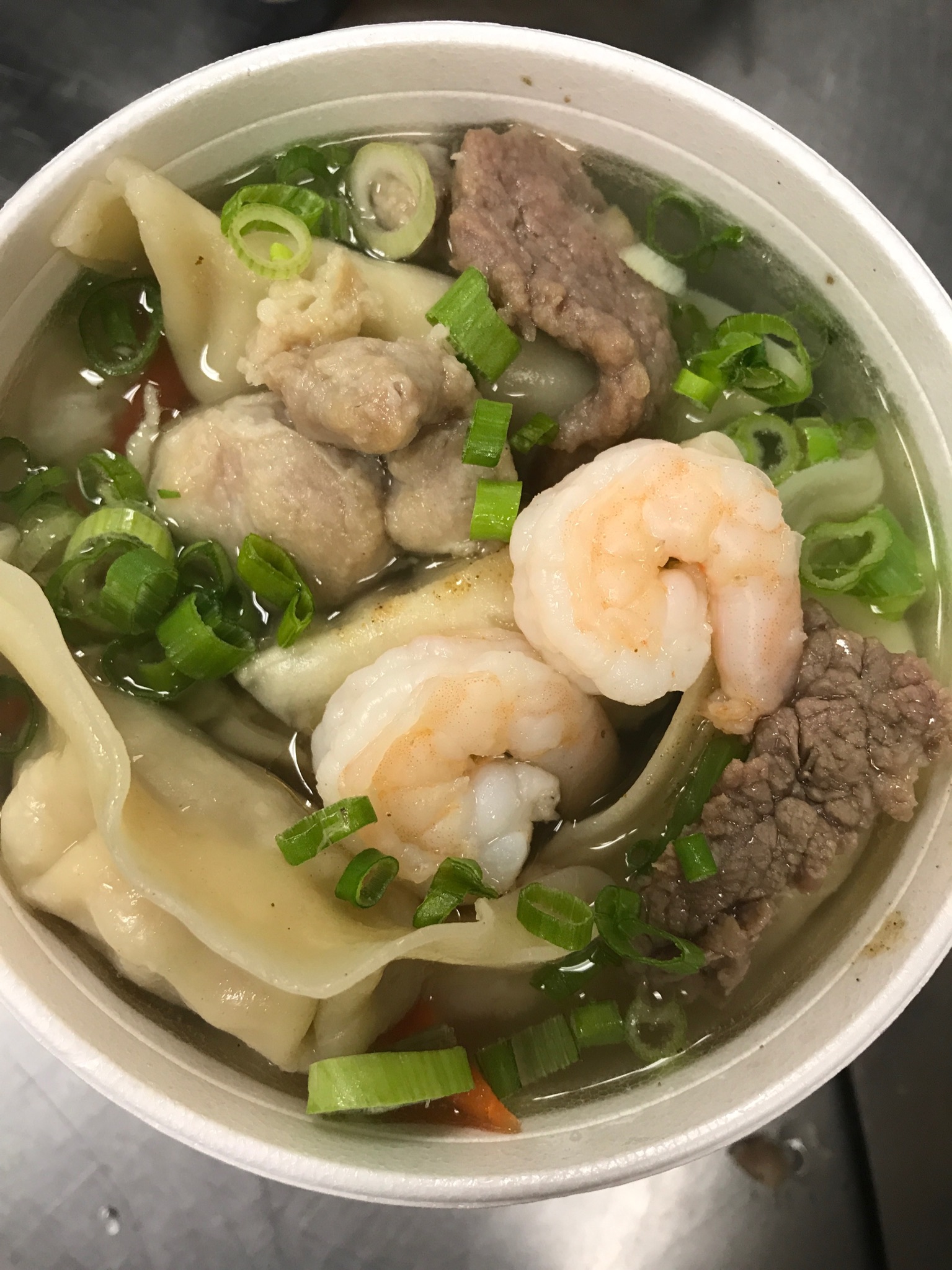 Order Beef dumpling soup food online from China road store, Long Beach on bringmethat.com