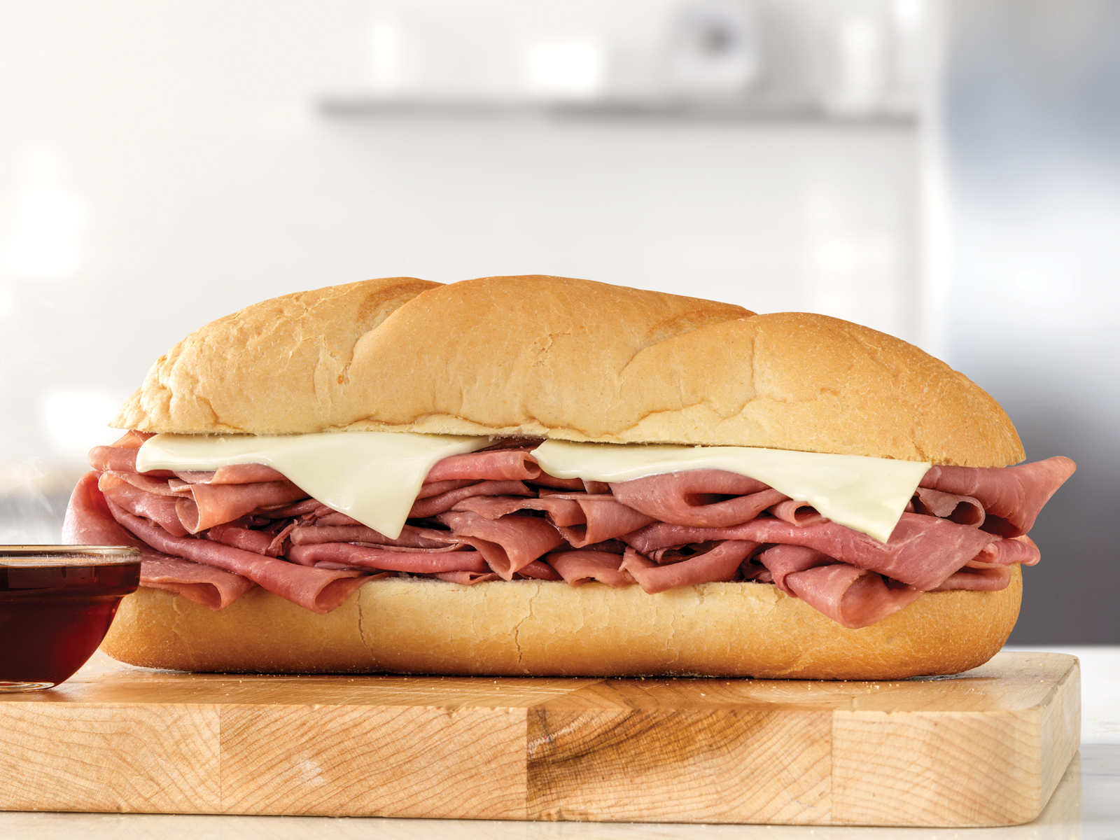 Order Classic French Dip & Swiss Cheese with Au Jus food online from Arby store, Countryside on bringmethat.com