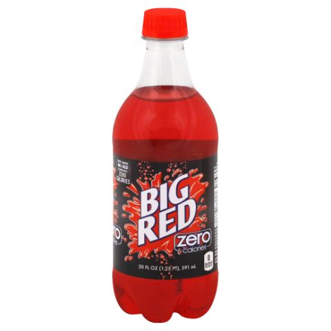 Order Big Red Zero 20oz food online from 7-Eleven store, Magnolia on bringmethat.com