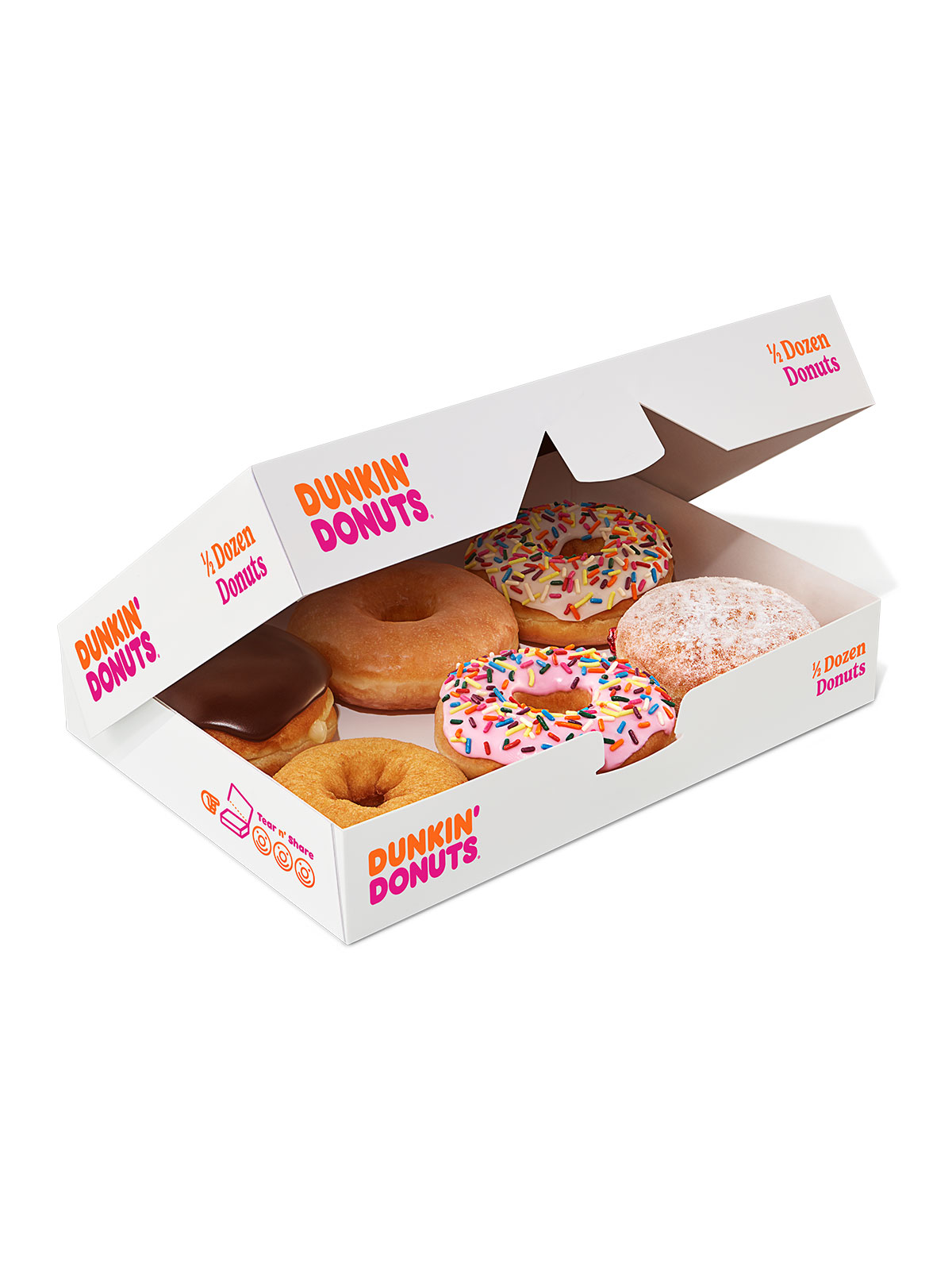Order Half Dozen Donuts food online from Dunkin store, Oakwood on bringmethat.com