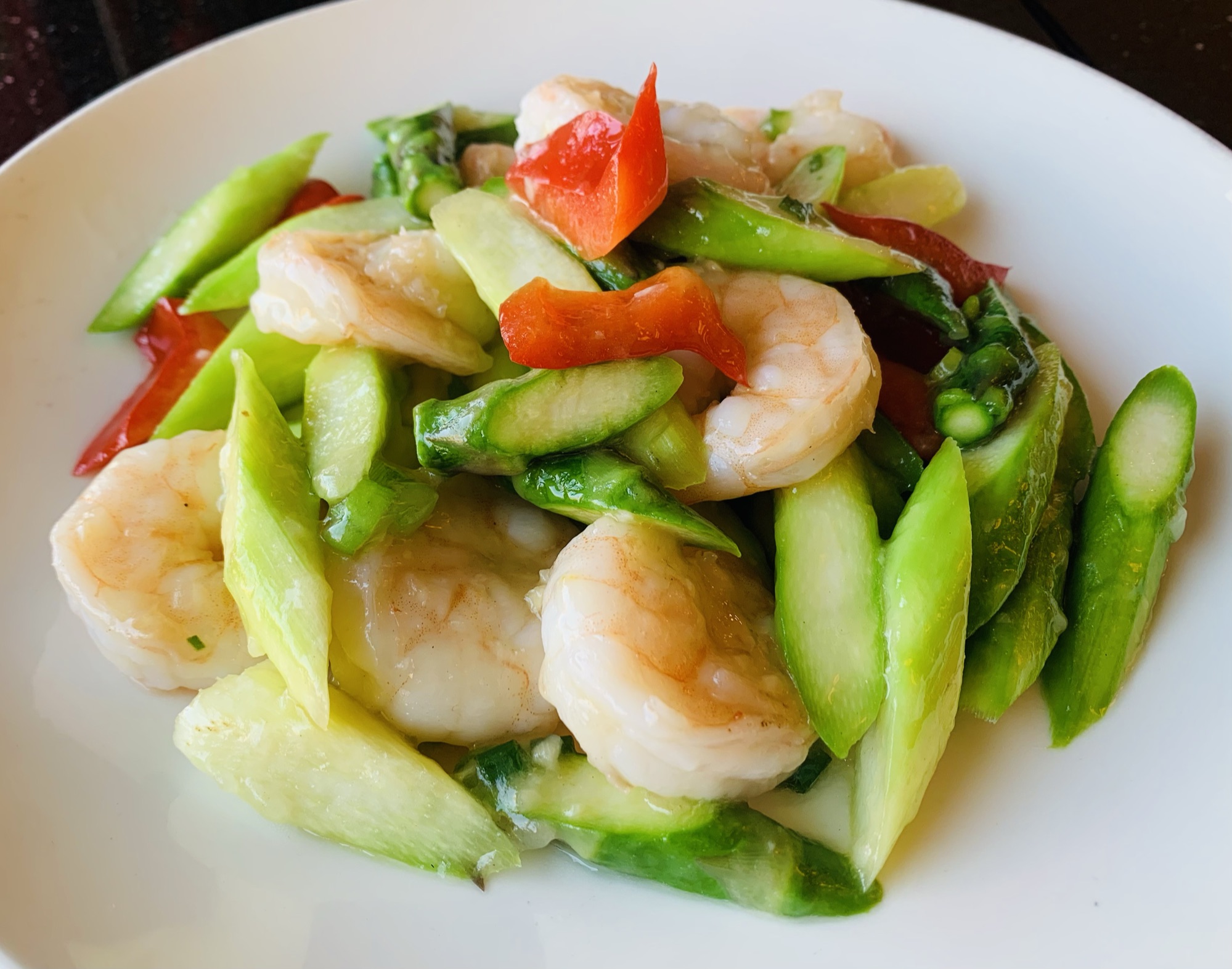 Order Shrimp with Asparagus  food online from The Bund store, Forest Hills on bringmethat.com