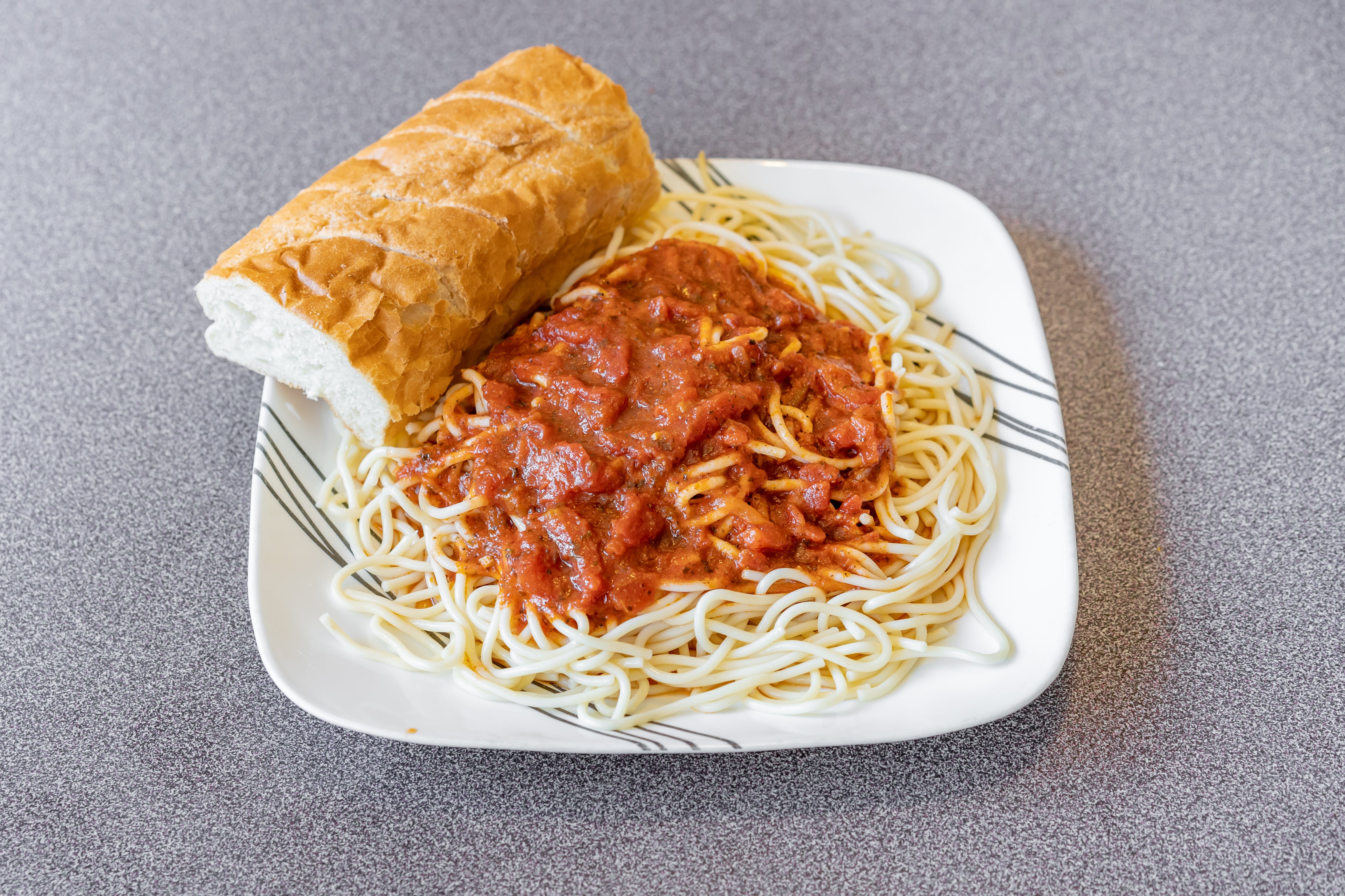 Order Spaghetti with Sauce - Pasta food online from Arlington House of Pizza store, Arlington on bringmethat.com