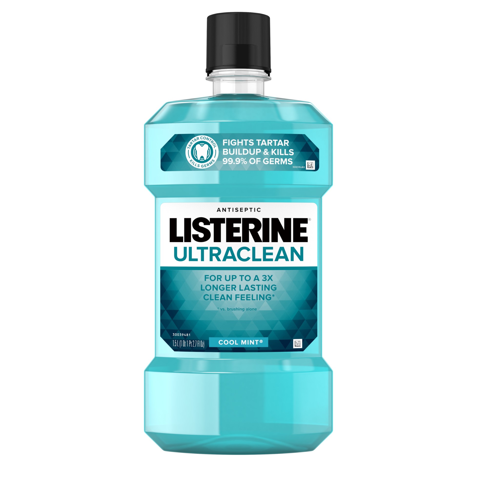 Order Listerine Ultraclean Antiseptic Gingivitis Mouthwash - Cool Mint, 1.5 lt food online from Rite Aid store, MILLER PLACE on bringmethat.com