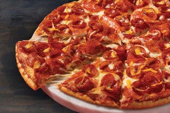 Order Triple Pepp Pizza - Medium 12" food online from Papa Murphys Take N Bake Pizza store, Elk Grove on bringmethat.com