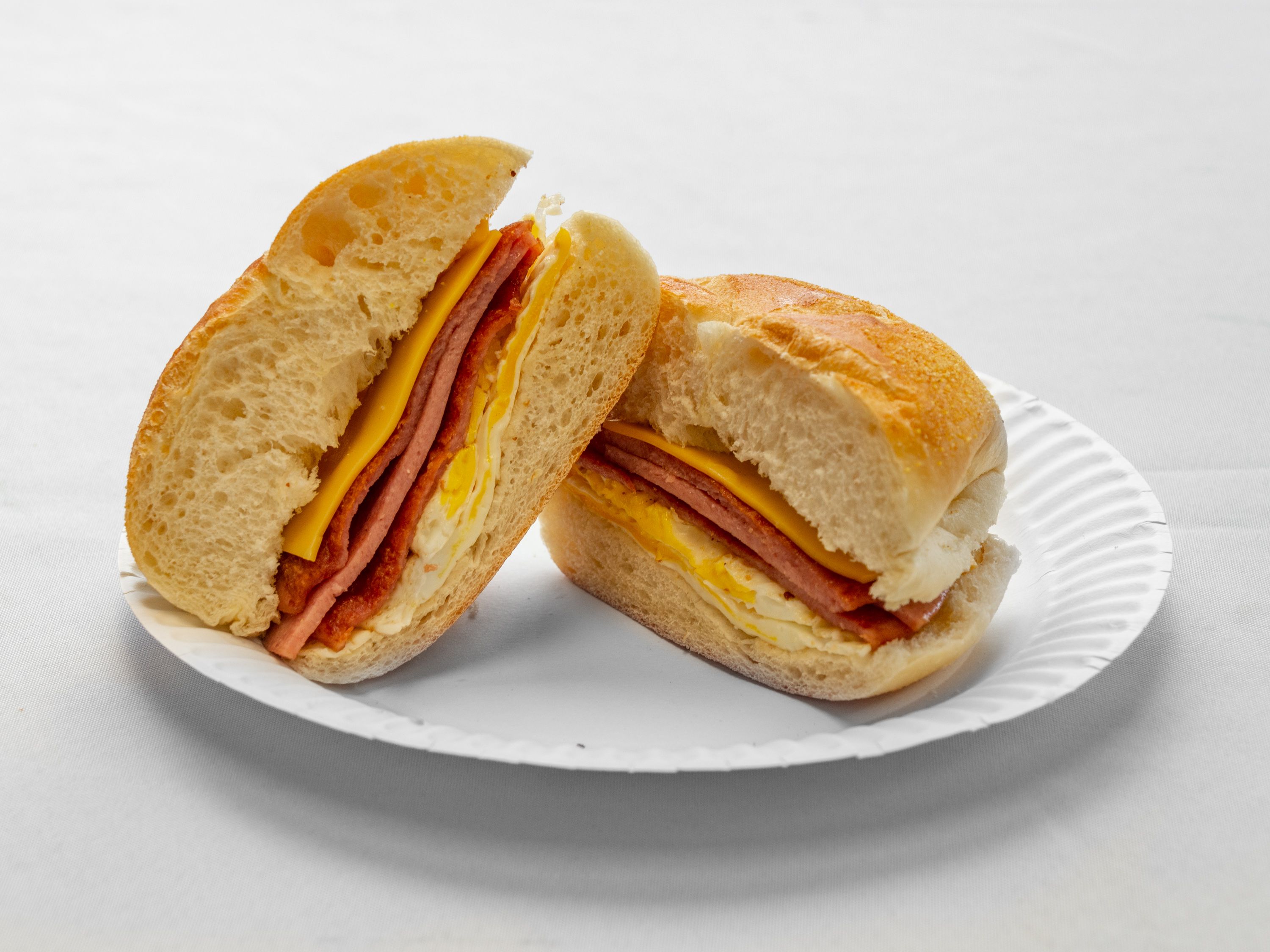 Order Pork Roll and Cheese Sandwich food online from Marco's Deli store, Metuchen on bringmethat.com