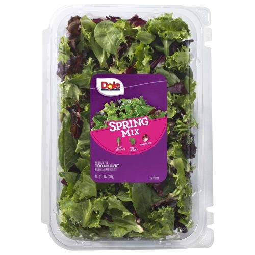 Order Dole · Spring Mix Salad (10 oz) food online from Shaw's store, Wareham on bringmethat.com