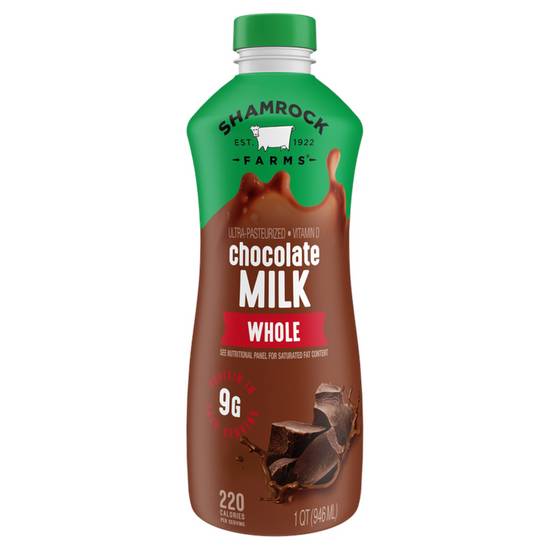 Order Shamrock Farms Whole Chocolate Milk food online from Fastbreak Convenience Store store, Jackson County on bringmethat.com