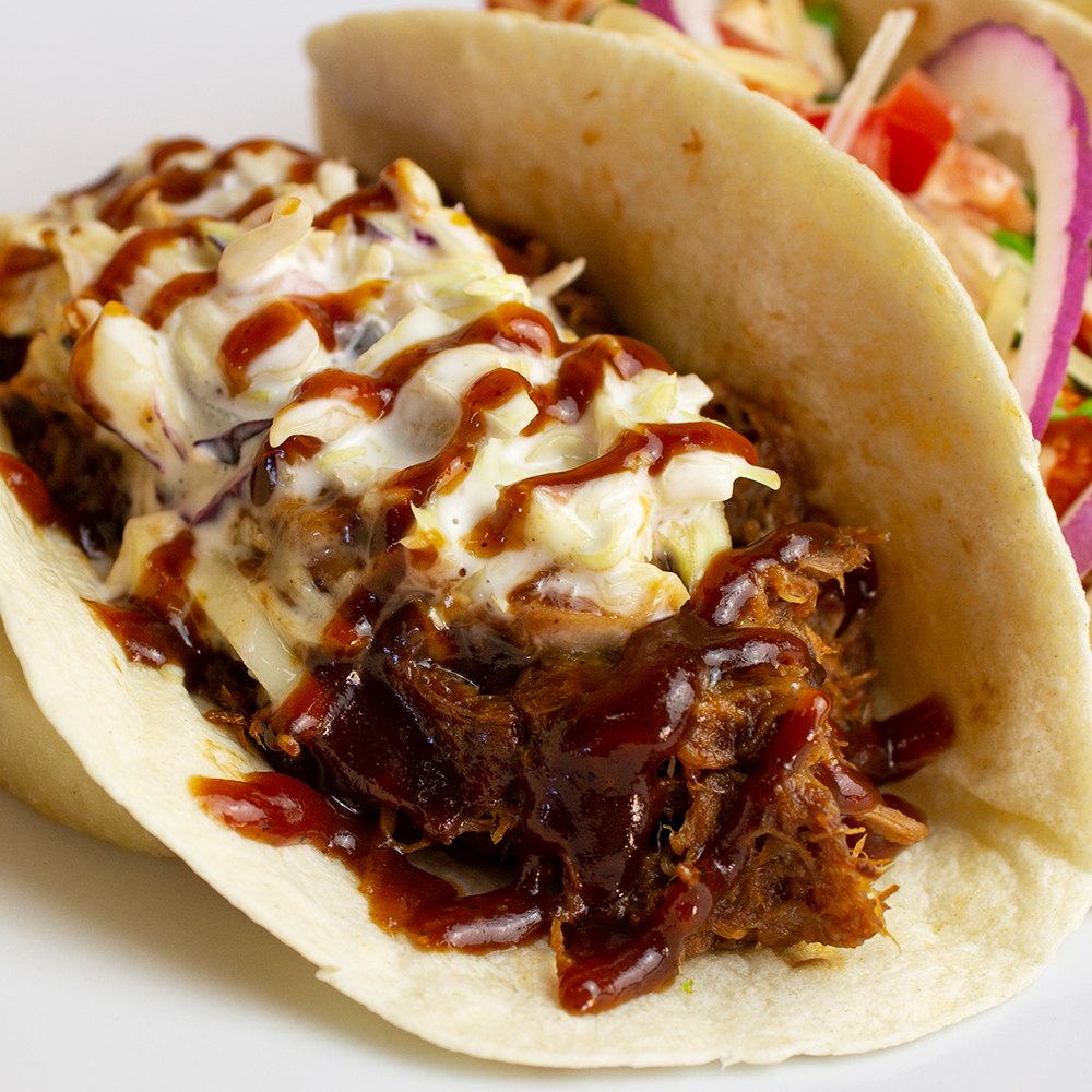 Order Pulled Pork Taco food online from Wings Empire store, San Diego on bringmethat.com
