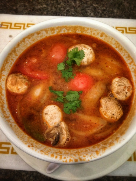 Order 94. Tom Yum Noodle Soup food online from Herb And Spice Thai store, Simi Valley on bringmethat.com