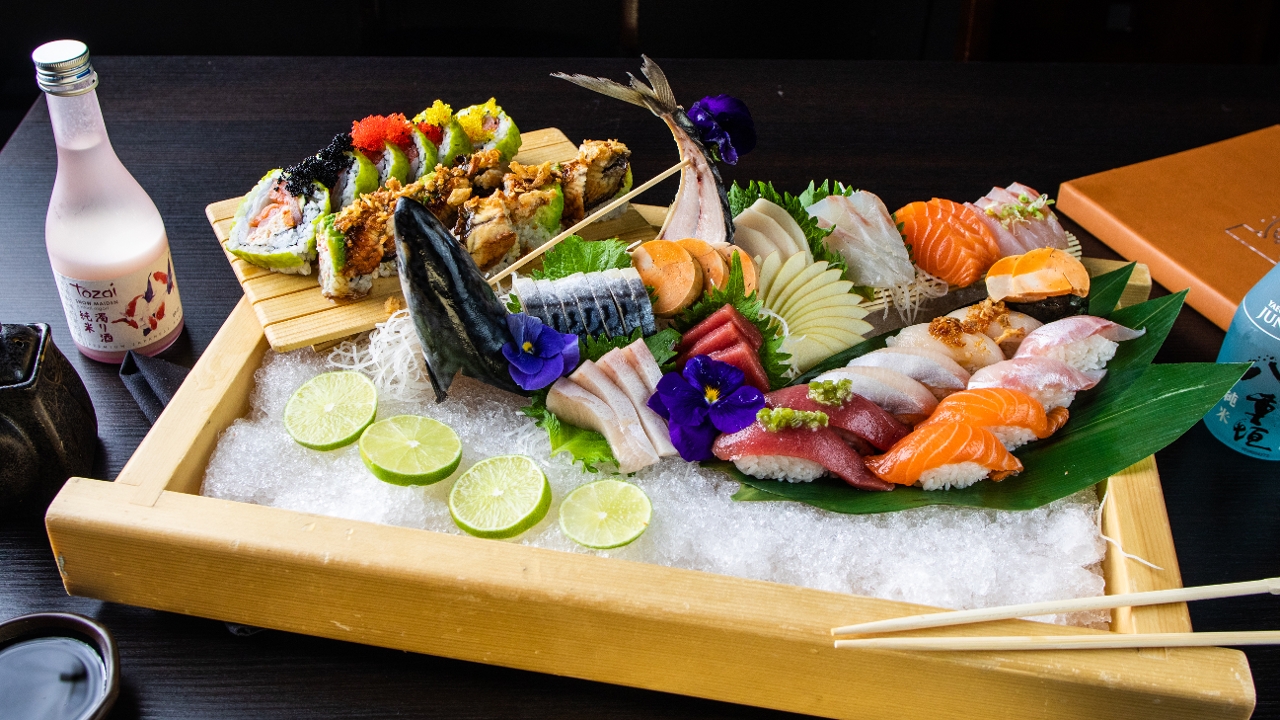 Order 2 Sushi Boat Combo food online from Ebisu store, Austin on bringmethat.com