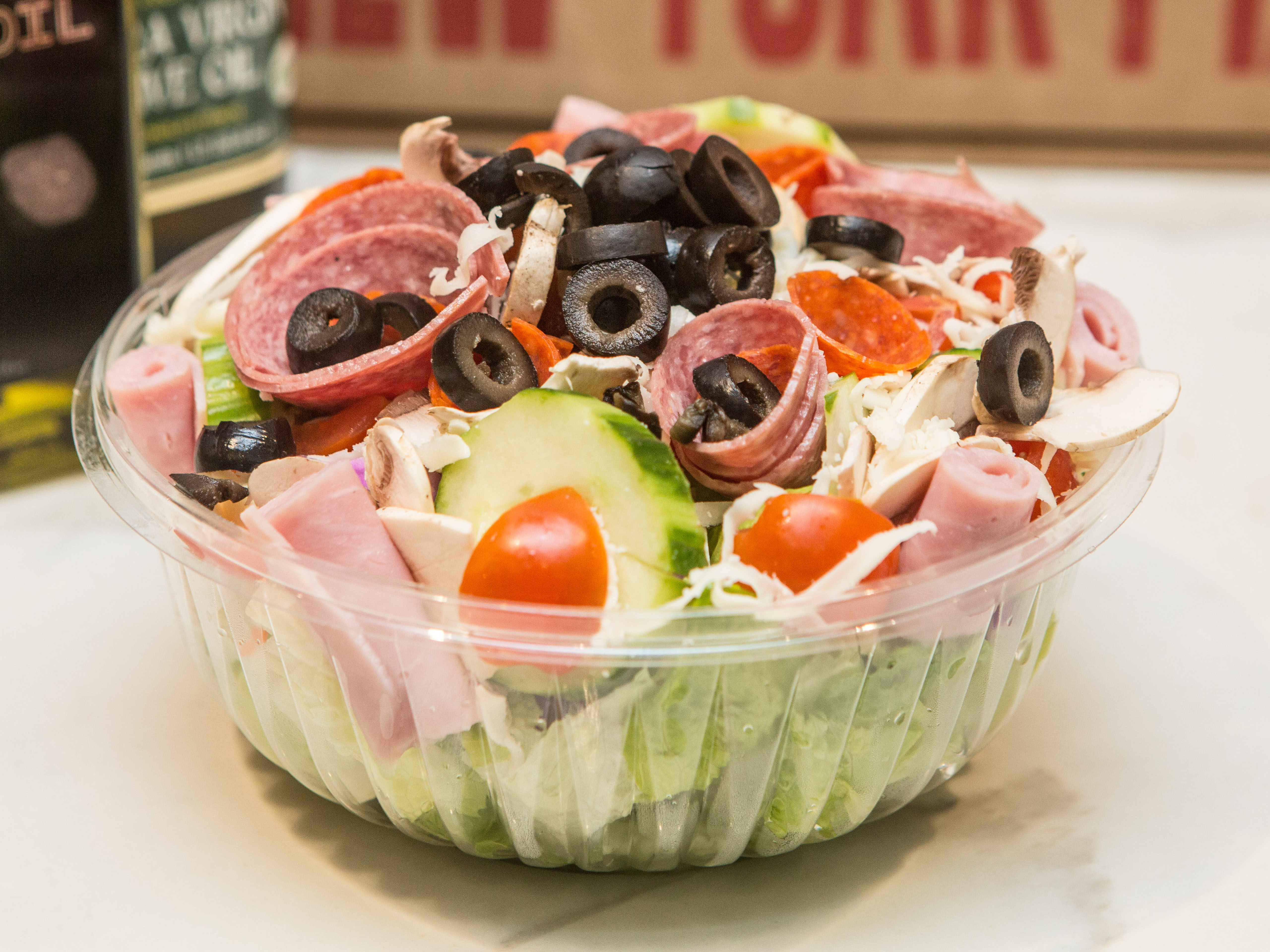 Order Antipasto Salad food online from Famous Famiglia Pizza store, New York on bringmethat.com