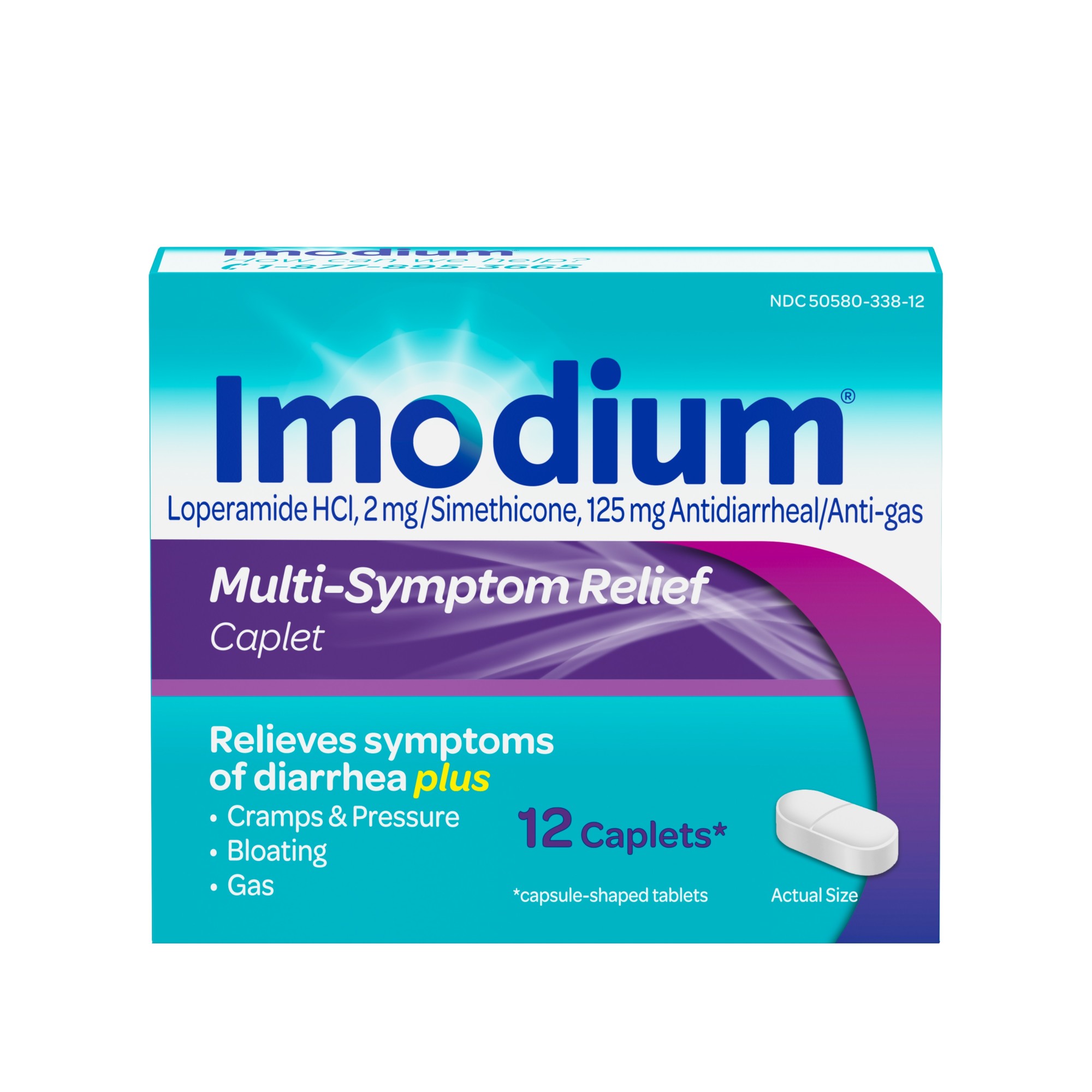 Order Imodium Multi-Symptom Relief Anti-Diarrheal Medicine Caplets - 12 ct food online from Rite Aid store, READING on bringmethat.com