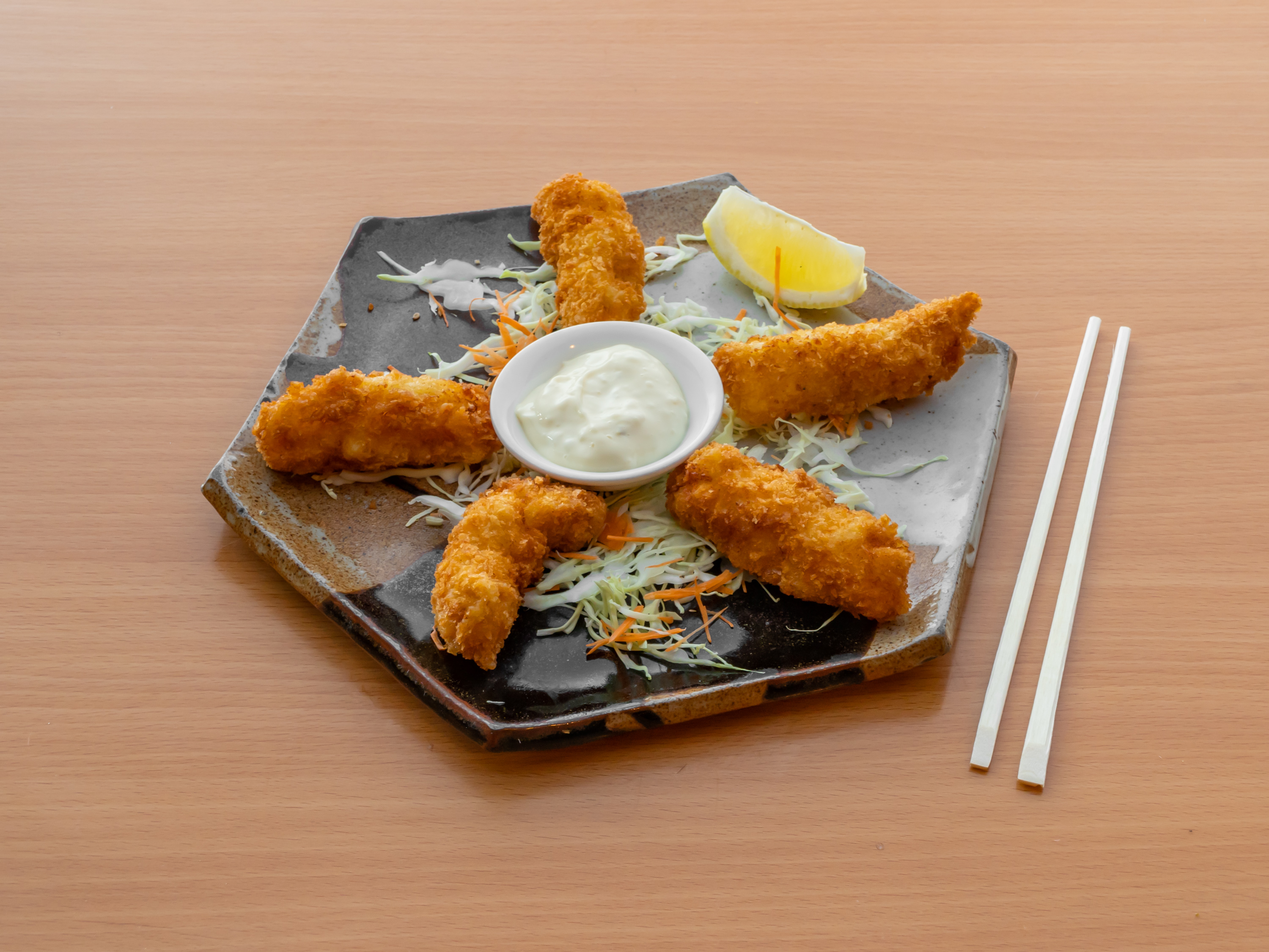 Order Fried Calamari Strips Appertizer food online from Sushi Hub store, Stockton on bringmethat.com