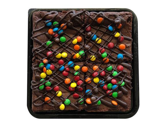Order Hand Crafted M&M Topped Fudge Brownies, 4 ct. food online from Save Mart Supermarket store, Tehachapi on bringmethat.com
