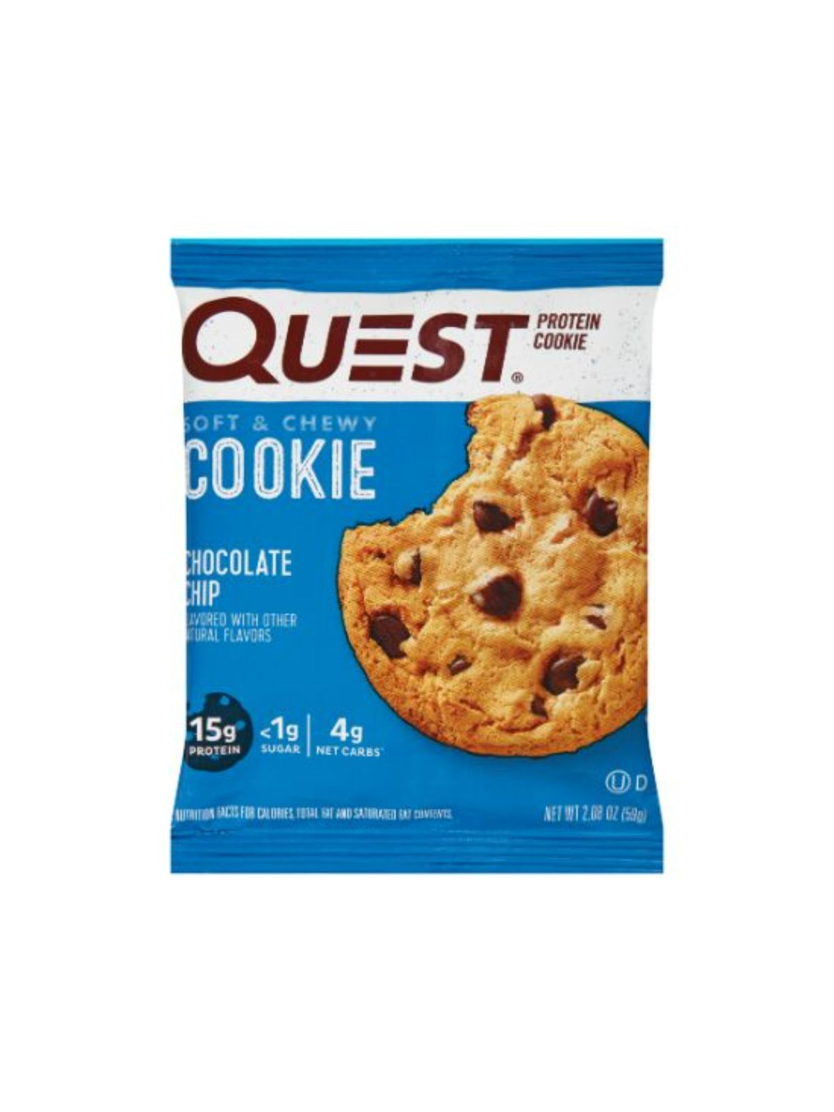 Order Quest Chocolate Chip Protein Cookie (2.08 oz) food online from Stock-Up Mart store, Marietta on bringmethat.com