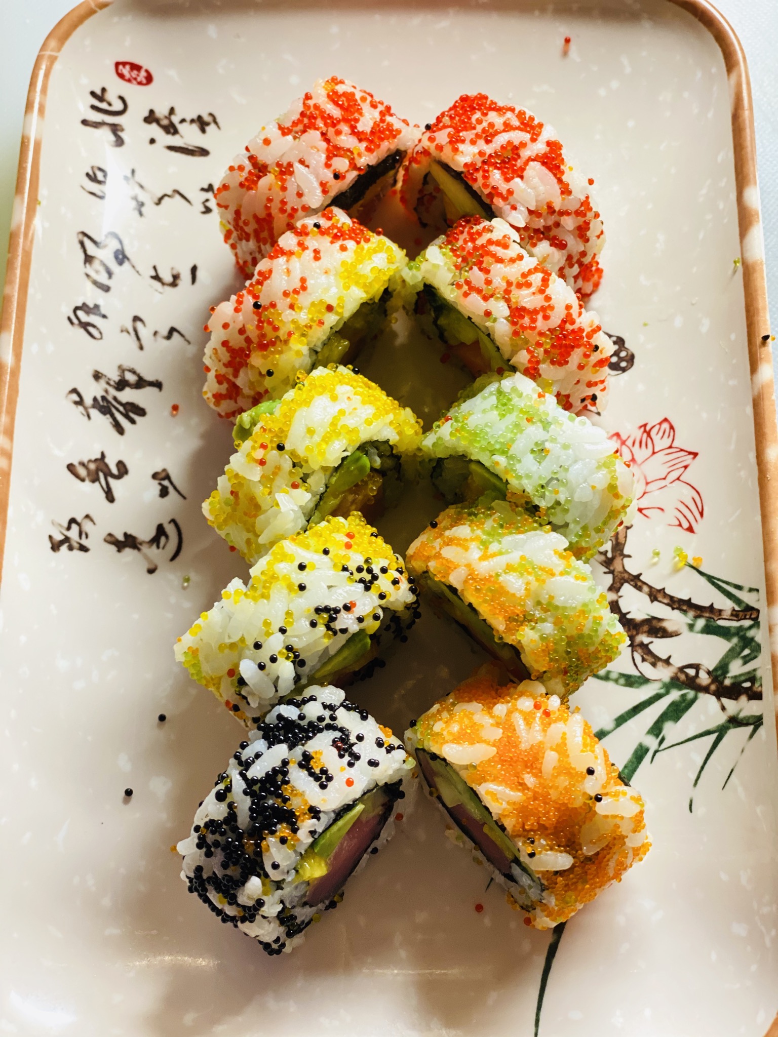 Order 95. Butterfly Roll 蝴蝶卷 food online from Tengu Sushi store, Newport on bringmethat.com