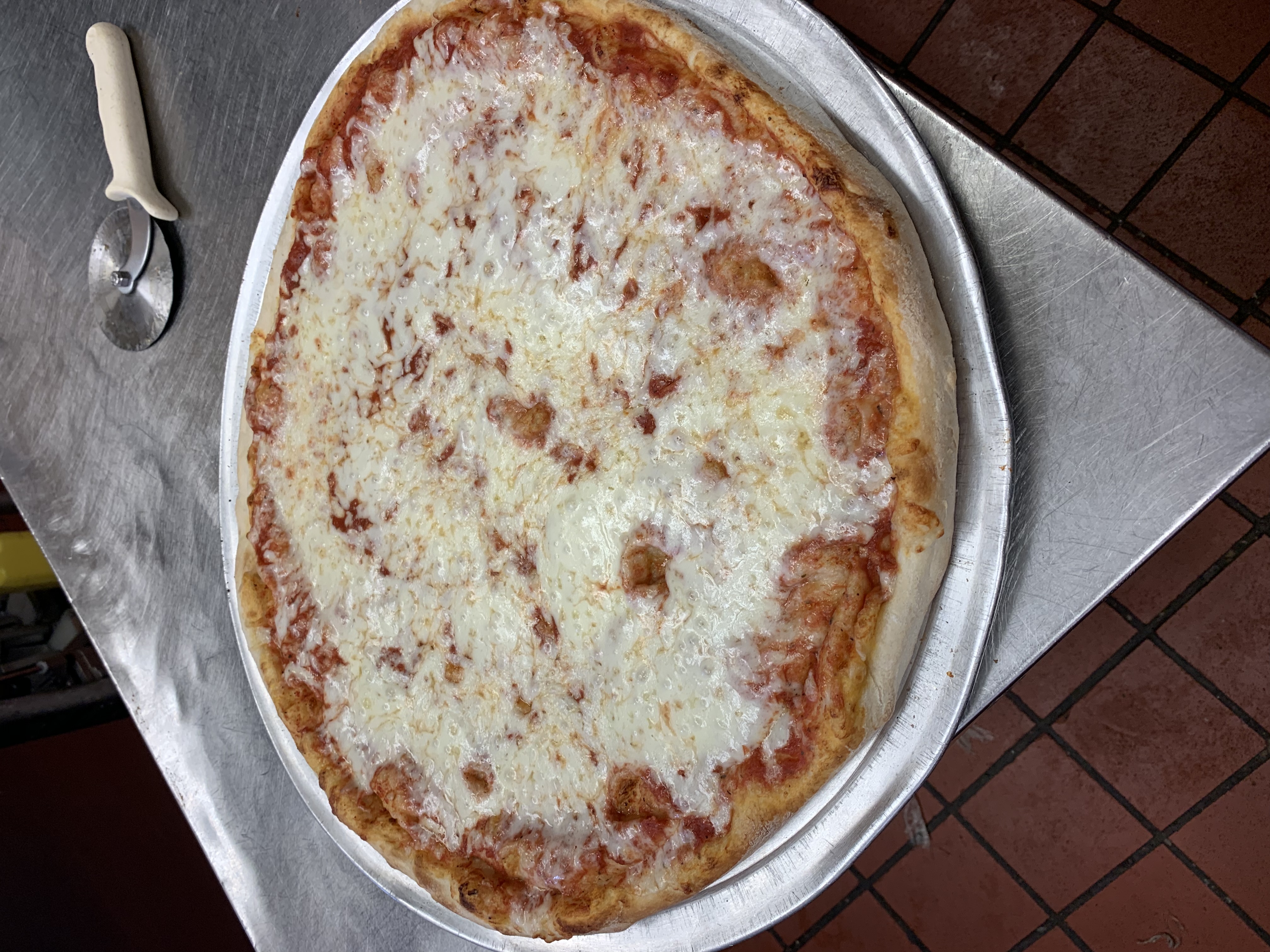 Order Cheese Pizza food online from Mama Mia's Pizzeria store, Ormond Beach on bringmethat.com