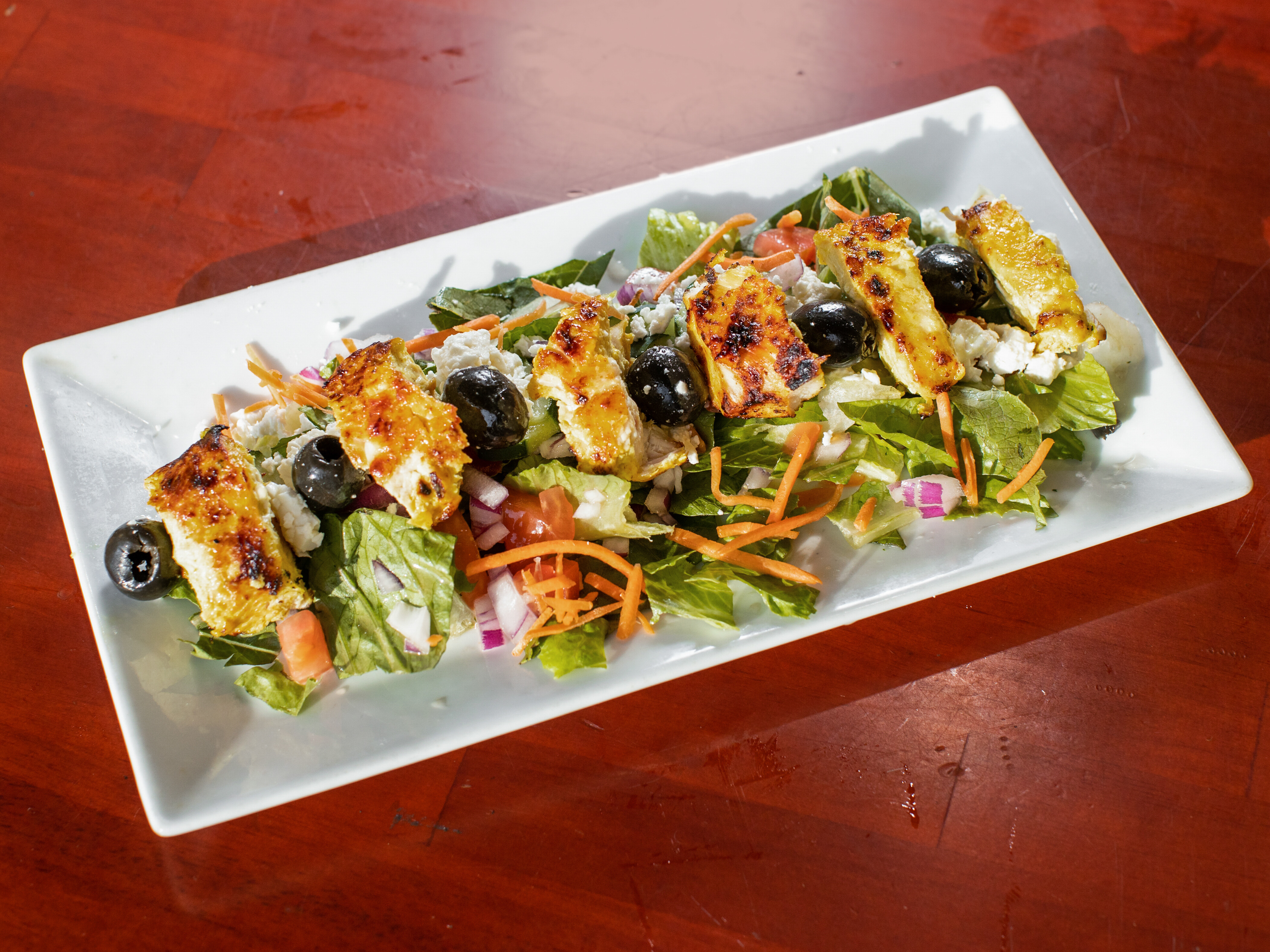 Order 1. Greek Salad food online from Stardust Restaurant store, West Roxbury on bringmethat.com