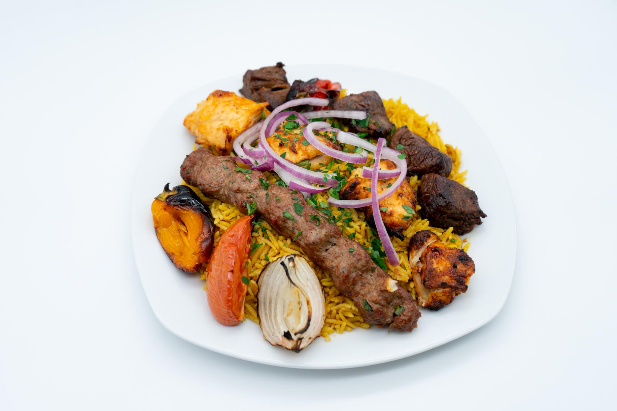Order Mixed Grill Platter food online from Sallora & Sam Bakery Grill And Catering store, Bridgeview on bringmethat.com