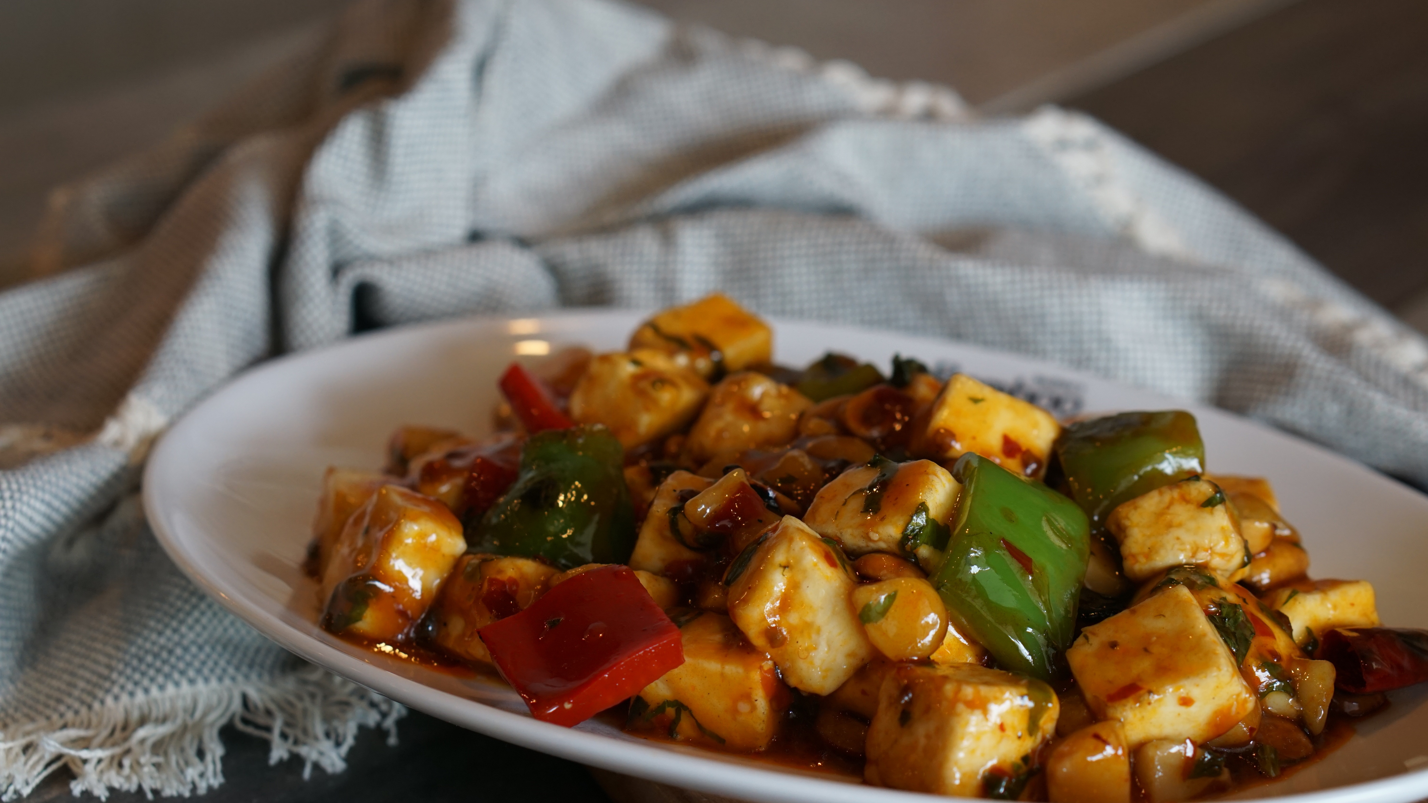 Order Kung Pao Paneer food online from Inchin Bamboo Garden store, Irvine on bringmethat.com