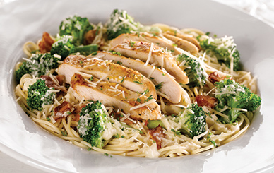 Order Chicken, Bacon and Broccoli Pasta food online from Perkins Restaurant & Bakery store, Wheeling on bringmethat.com