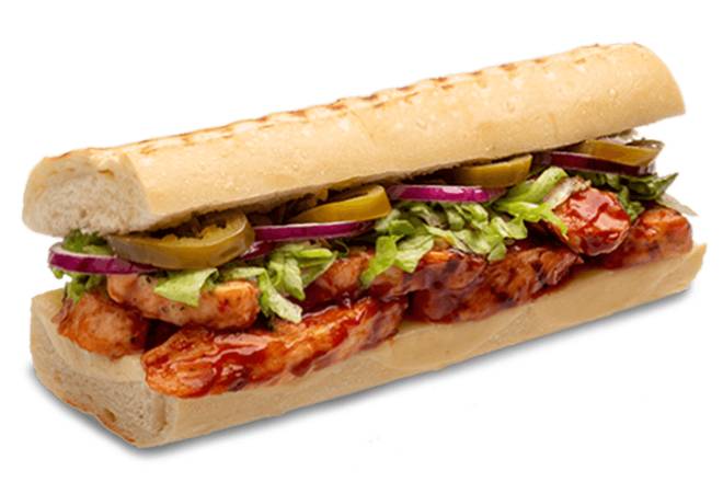 Order BBQ Chicken Melt food online from Port of Subs store, Rexburg on bringmethat.com