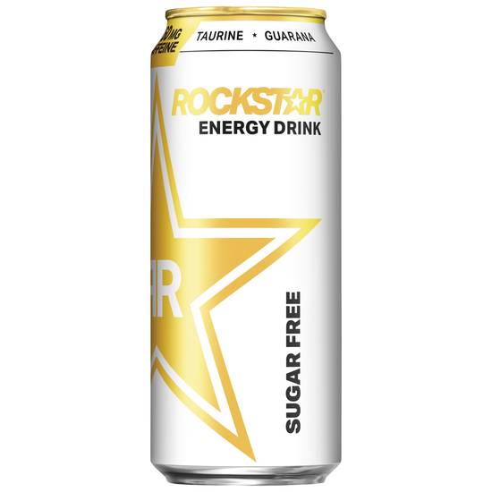 Order Rockstar Energy Drink Sugar Free Can (16 oz) food online from Rite Aid store, SELBYVILLE on bringmethat.com