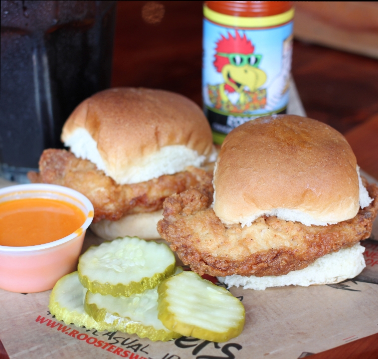 Order Chicken Sliders Fried food online from Roosters store, Huntington on bringmethat.com