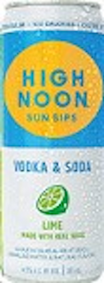 Order High Noon Lime Hard Seltzer Cans. 355 mL food online from Shamrock Wines & Liquors store, Bronx on bringmethat.com