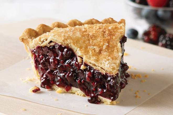 Order Triple Berry Pie Slice food online from Village Inn store, Des Moines on bringmethat.com