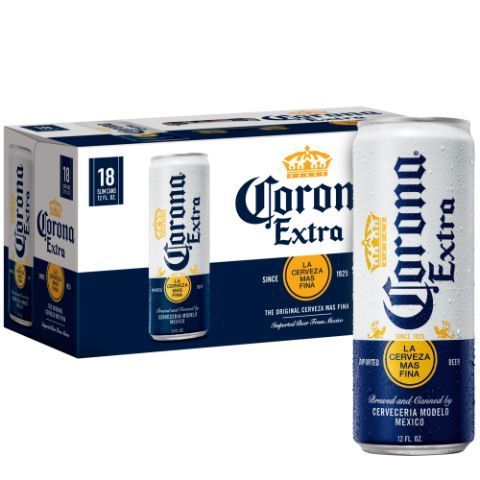 Order Corona Extra Beer 18 Pack 12oz Can food online from 7-Eleven store, Evans Mills on bringmethat.com