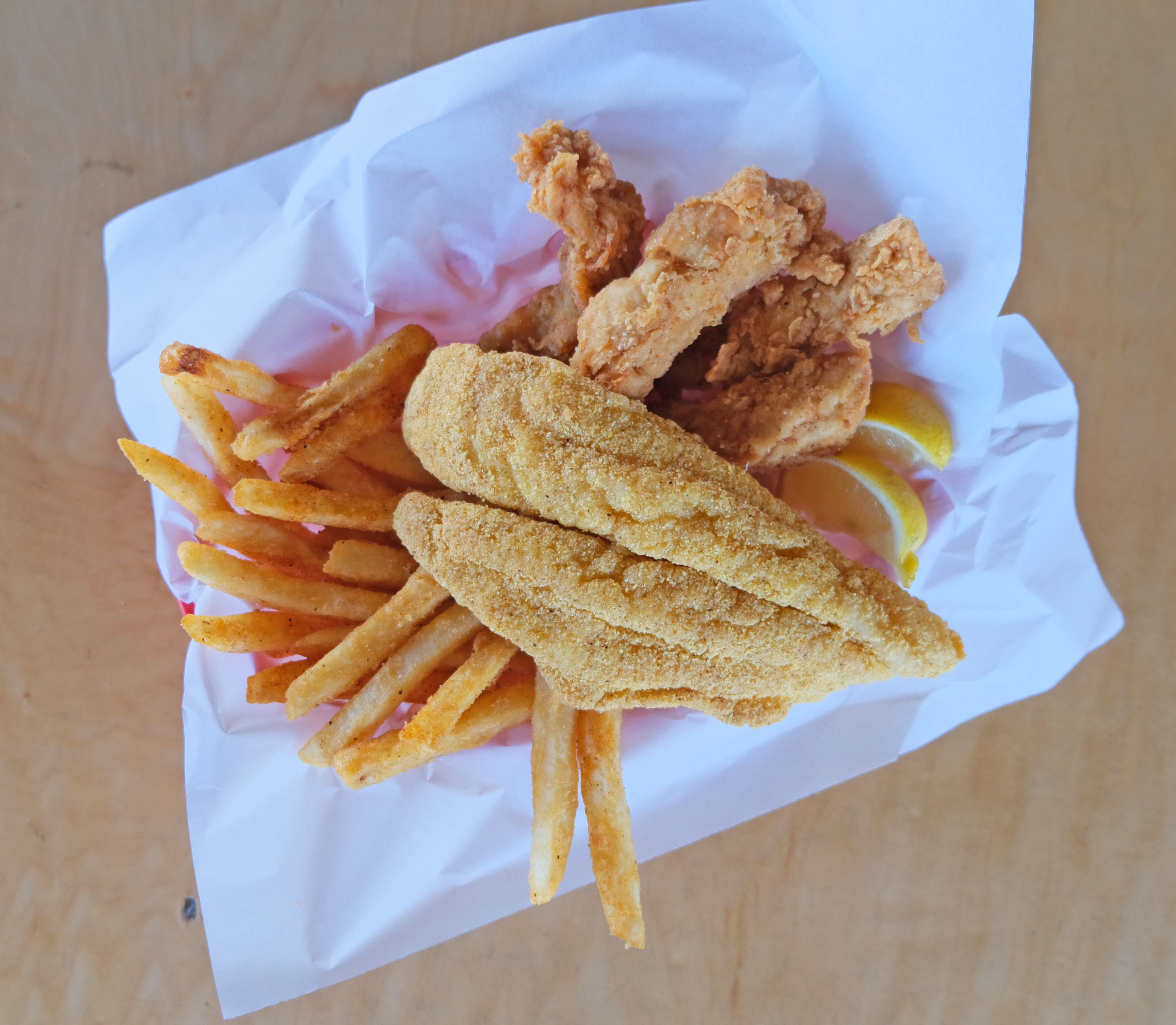 Order Catchfish & Chicken Tenders Combo food online from The Catch store, Oklahoma City on bringmethat.com