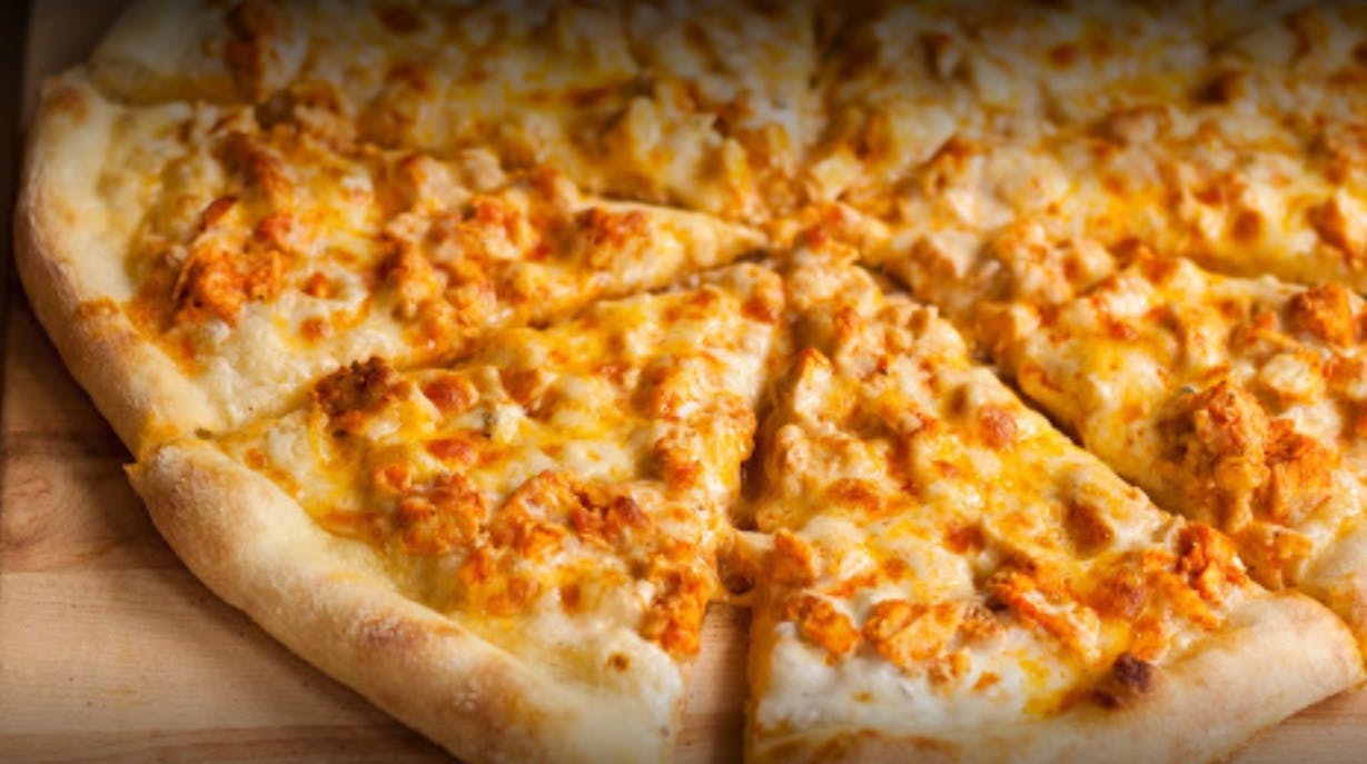 Order Buffalo Chicken Pizza - Small 12'' food online from Johnny Pizza store, Prospect Park on bringmethat.com