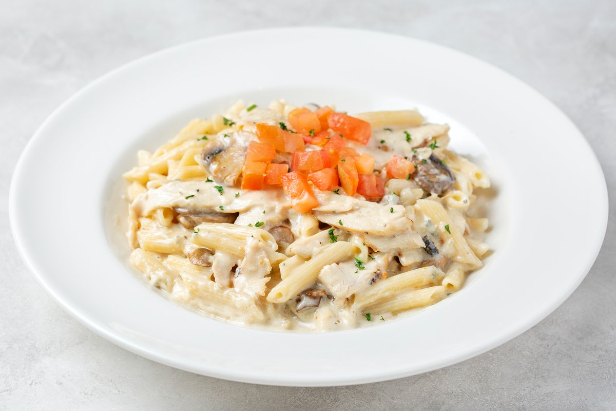 Order CHICKEN PENNE GORGONZOLA food online from Johnny Carino's Country Italian store, Houston on bringmethat.com