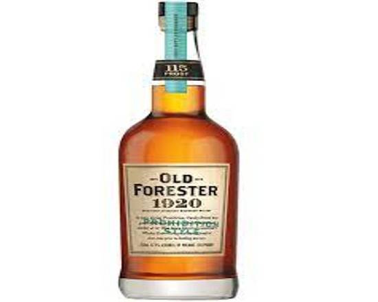Order OLD FORESTER 1920 Prohibition Style 750ML 57.5% food online from Starway Liquor store, Bell Gardens on bringmethat.com