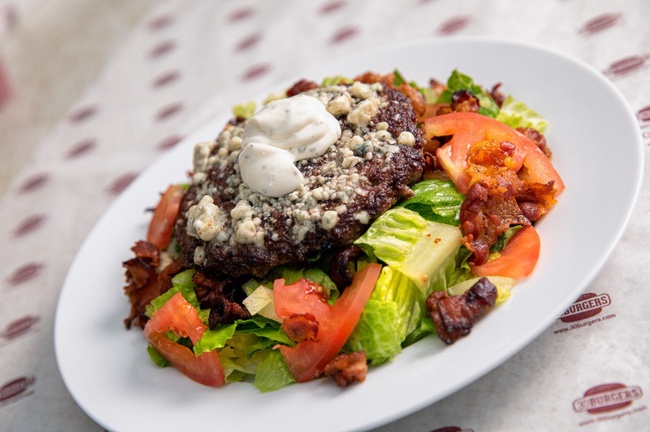 Order Black and Bleu Salad food online from 30 Burgers store, Linden on bringmethat.com