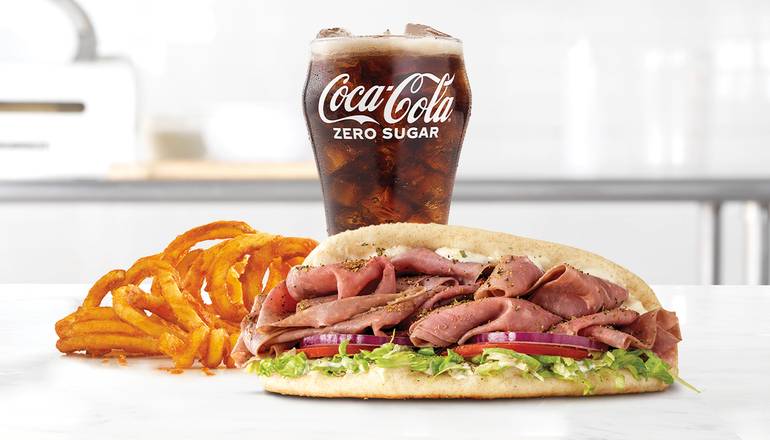 Order Roast Beef Gyro food online from Arby's store, Whittier on bringmethat.com