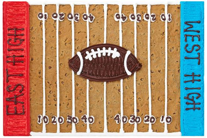 Order Let's Kickoff the Season Football - S3510 food online from Great American Cookies store, Dallas County on bringmethat.com
