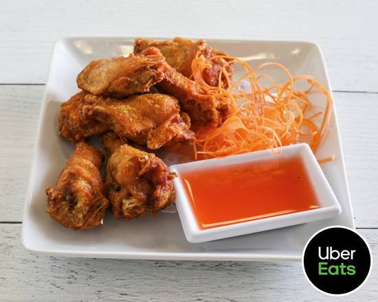 Order #5 Chicken Wings food online from Asiannights Lao-Thai Cuisine store, Haltom City on bringmethat.com