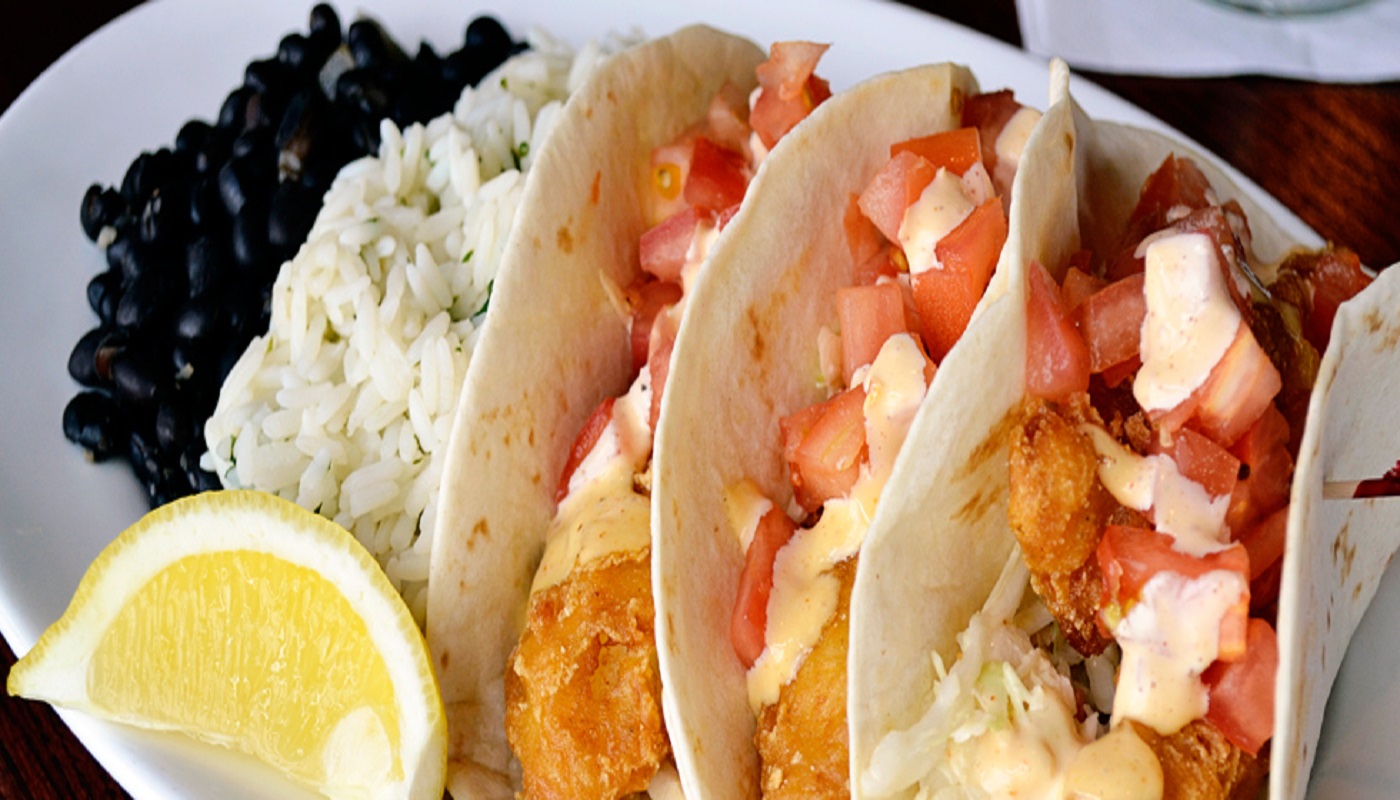 Order Baja Fish Tacos food online from Anyway Pub store, Bloomingdale on bringmethat.com
