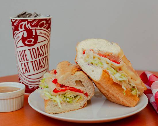 Order Turkey Ranch and Swiss Sub food online from Quiznos store, Turlock on bringmethat.com