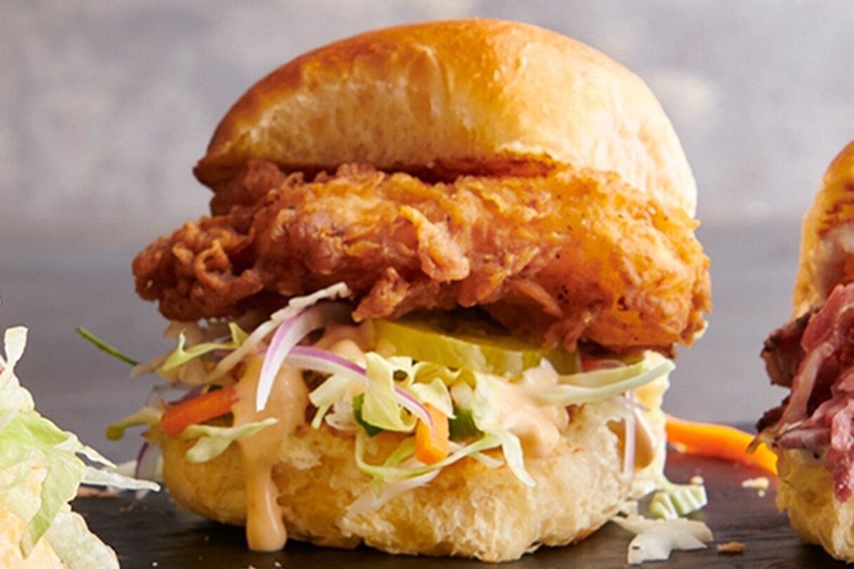 Order Crispy Chicken Sliders food online from Champps store, Lansing on bringmethat.com