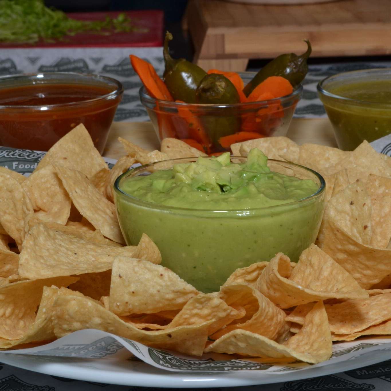 Order Chips and Guacamole  food online from Federico Mexican Food store, Phoenix on bringmethat.com