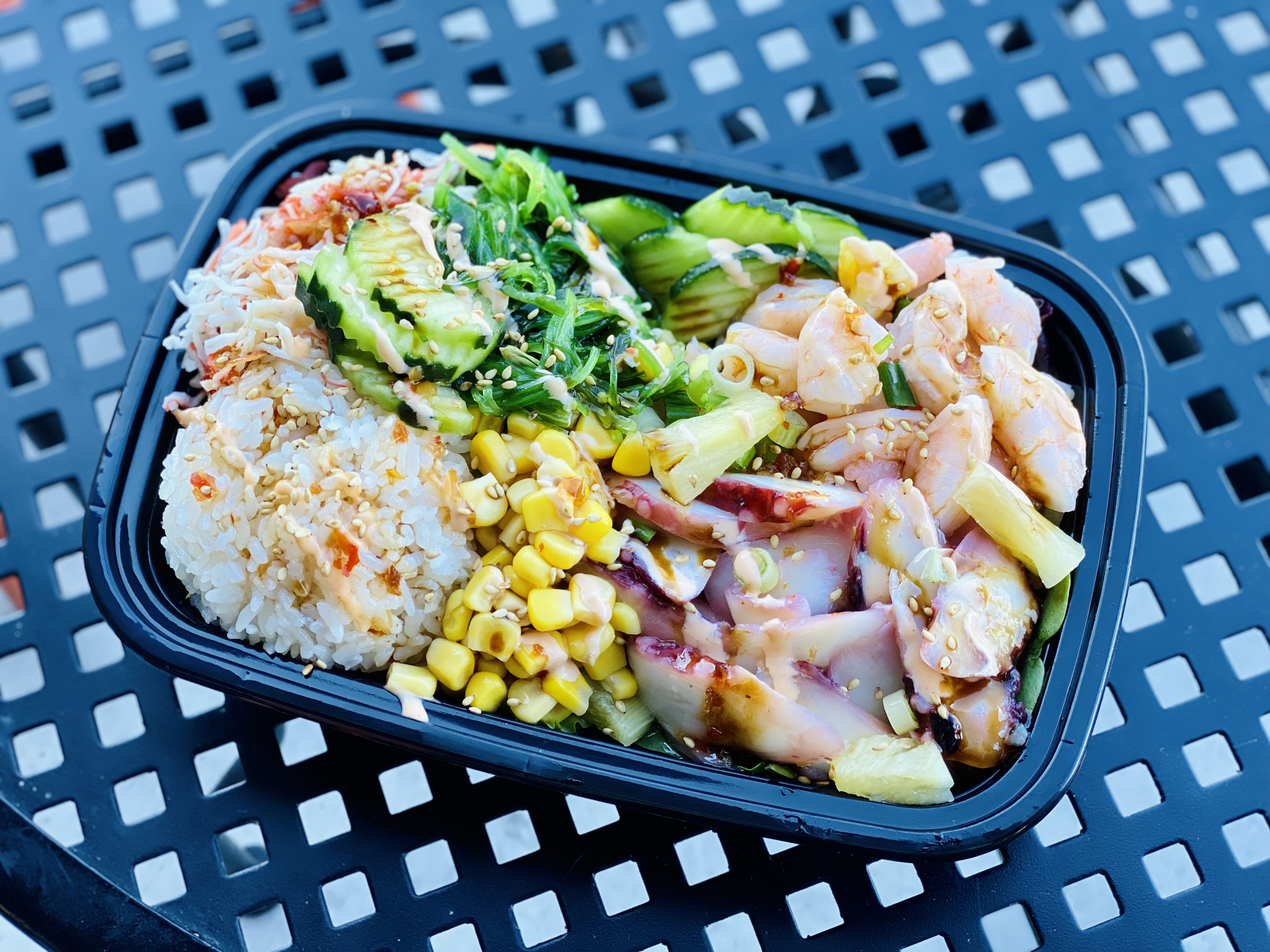 Order new GOSAN COOKED SHRIMP OCTOPUS BOWL food online from Gosan Poke&Roll store, Chandler on bringmethat.com