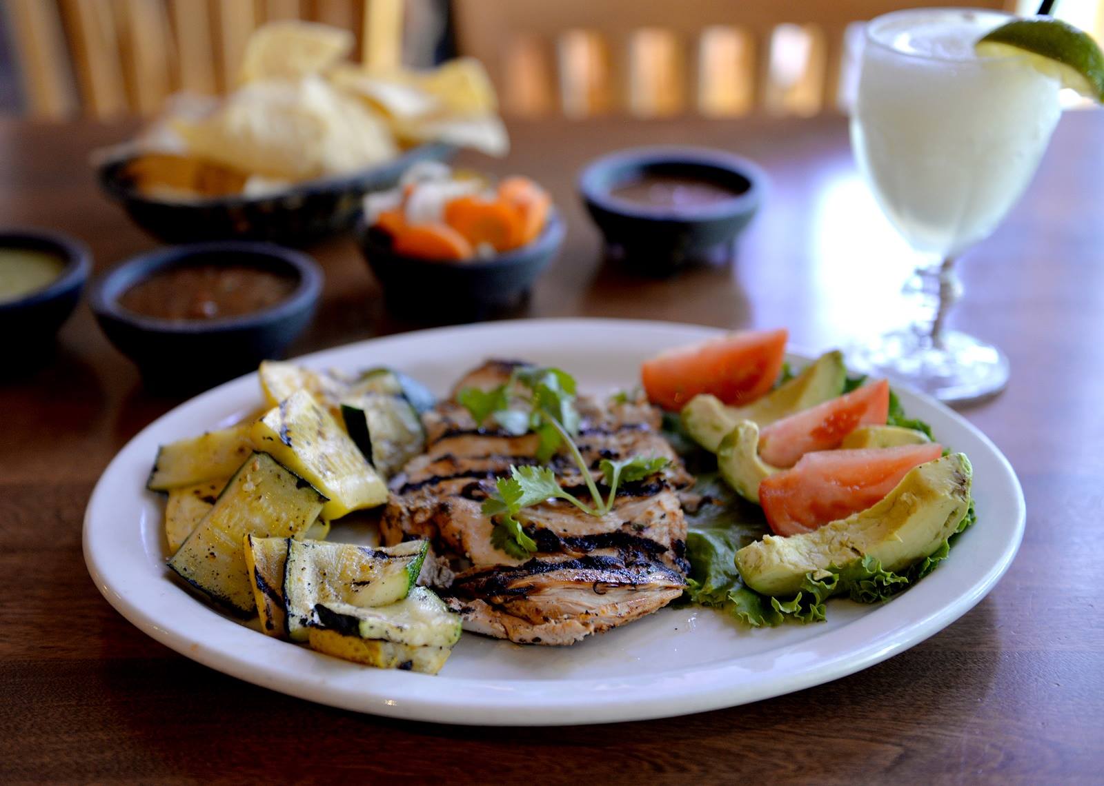 Order Grilled Pollo and Vegetables food online from Molina Cantina store, Houston on bringmethat.com
