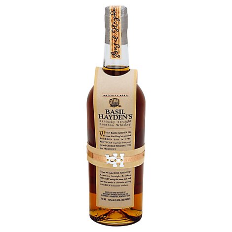 Order Basil Hayden's Kentucky Straight Bourbon Whiskey  food online from Mirage Wine & Liquor store, Palm Springs on bringmethat.com