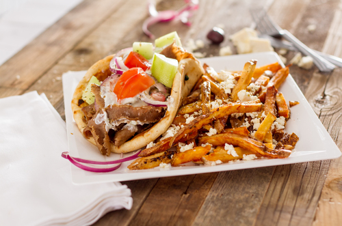 Order Traditional Gyro Pita food online from The Simple Greek store, Hermitage on bringmethat.com