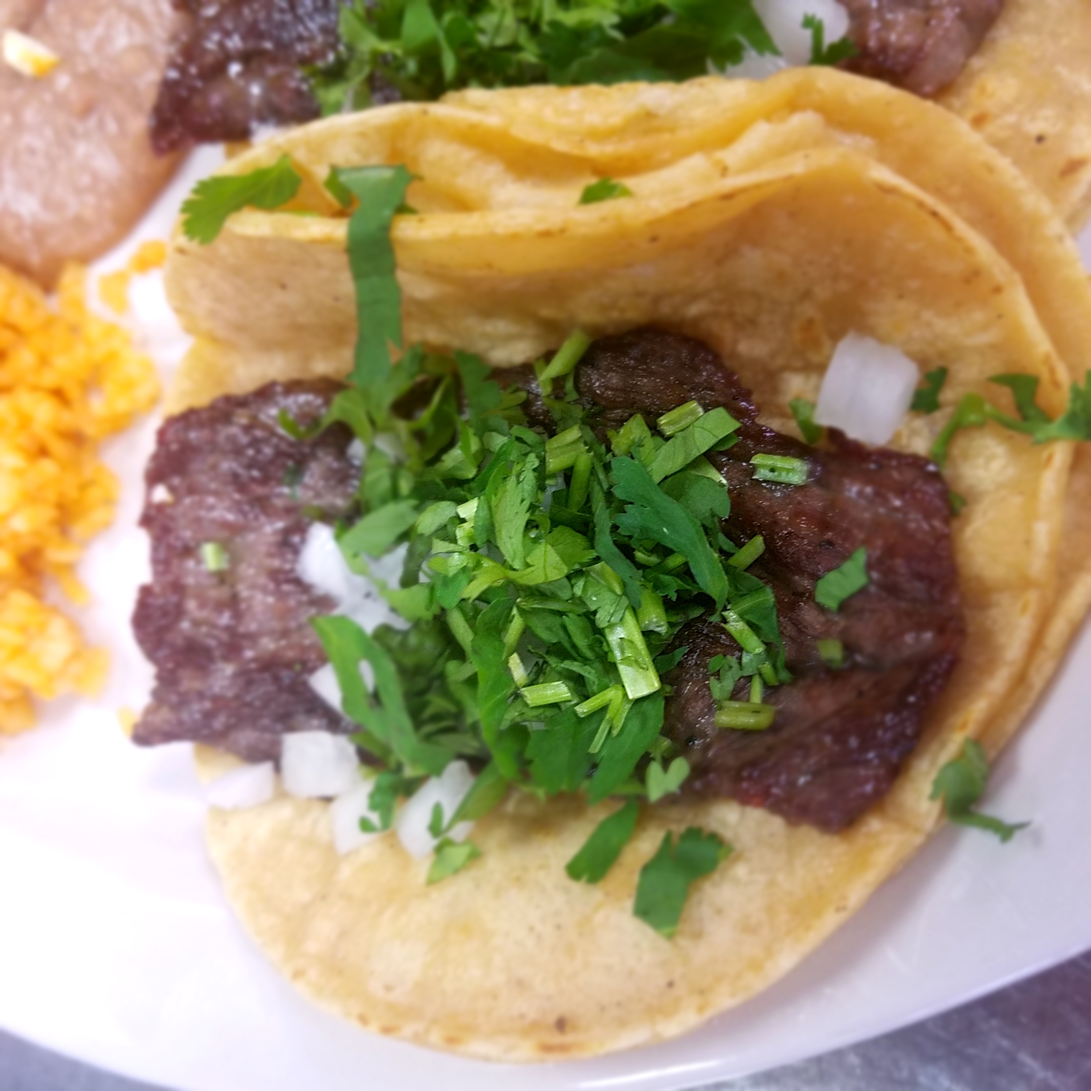 Order Cecina Taco food online from Los Arcos store, Mount Prospect on bringmethat.com
